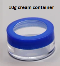 10g cream container (Blue and Rose Red)
