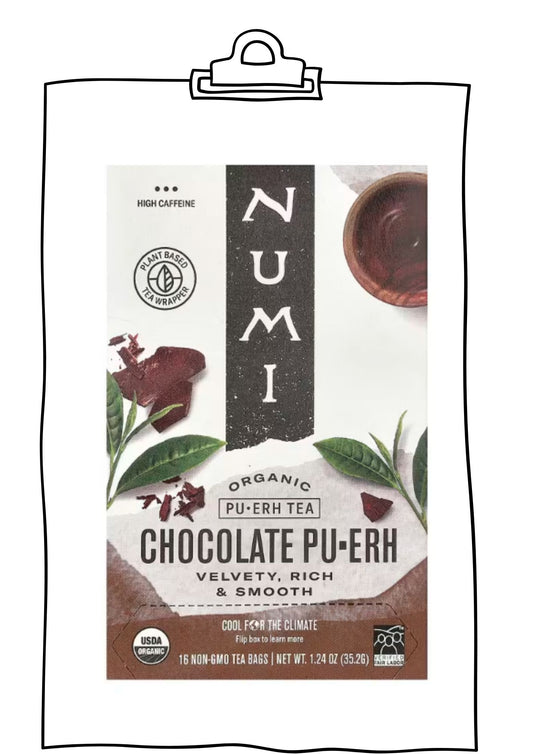 Numi Tea 有機巧克力普洱茶  Chocolate Pu·erh (16 tea bags/box)