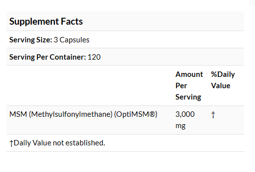 Doctor's Best, 含 OptiMSM 的 MSM，1000 毫克，360 粒膠囊