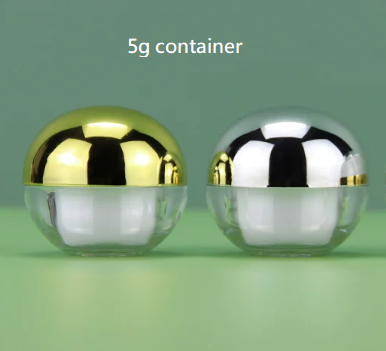 5g cream container  (Gold / Silver)