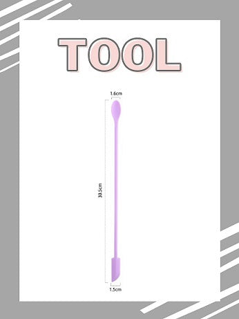 矽膠刮刀-用化妝及護膚品刮淨神器-L